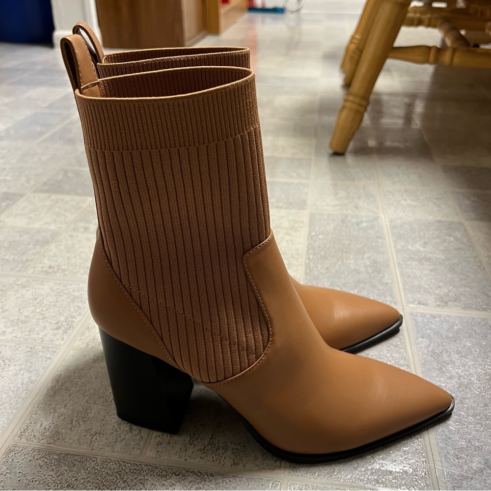 Nwob Open Edit Rafael Pointed Toe Booties - image 4